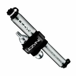 Lezyne CNC Pressure Drive CFH Mini-pompe Gris Clair - Brillant