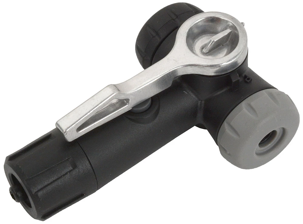 Katana Tête De Pompe Twin Valve Avec Bouton De Dégonflage 3 Katana Tête De Pompe Twin Valve Avec Bouton De Dégonflage