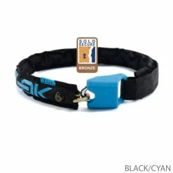 Hiplok Antivol à Chaîne Lite -Antivol Soldes Boutique 20113709 40303055 Hiplok Lite tragbares 6mm Kettenschloss HLLOC 0021 LT1BC CyanBlack 1