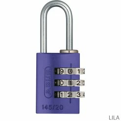 Abus 145/20 Serrure à Combinaison Lock-Tag 12 Abus 145/20 Serrure à Combinaison Lock-Tag -Antivol Soldes Boutique 46610ABUS145 20LockTagZahlenschloss lila