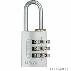 Abus 145/20 B/DFNLI Serrure à Combinaison -Antivol Soldes Boutique 46628ABUS145 20B DFNLI Zahlenschloss colormetal