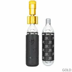 Peaty's Gonfleur De Pneu CO2 Holeshot - Road & Gravel (16g) -Antivol Soldes Boutique 5060541583825PeatysHoleshotCO2TyreInflator Road Gravel16ggold4 label