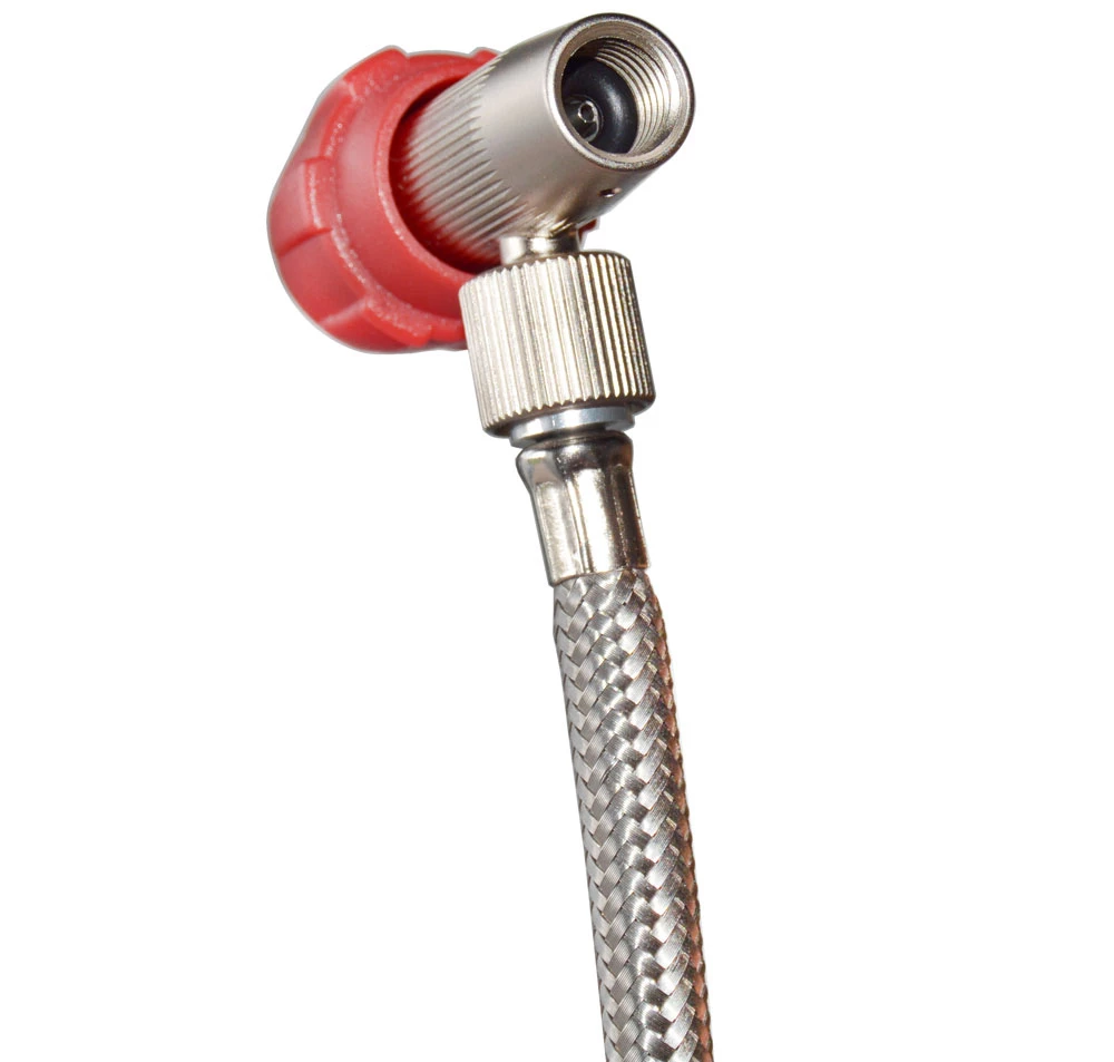 Radon Pompe à CO₂ Avec Raccord Aeroquip Flex +2 Cartouches 25 G 5 Radon Pompe à CO₂ Avec Raccord Aeroquip Flex +2 Cartouches 25 G – Image 3