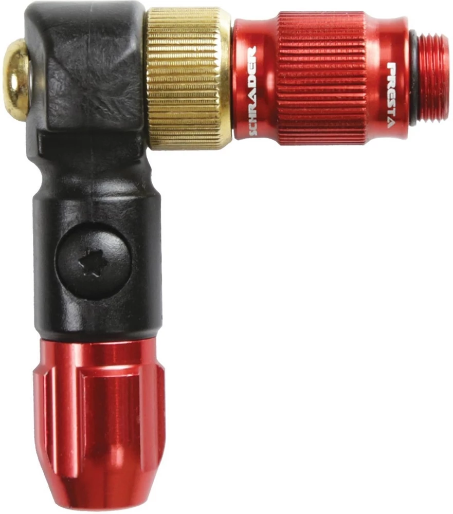 Lezyne Tête De Pompe ABS-1 Pro HP Chuck Rouge-brillant 3 Lezyne Tête De Pompe ABS-1 Pro HP Chuck Rouge-brillant